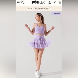 POPFLEX Pirouette Skort NWT - Digital Lavender (Taylor’s rehearsal skort)